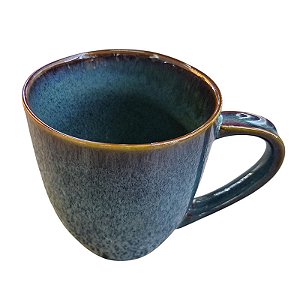 Caneca Em Ceramica Degrade Verde/Azul