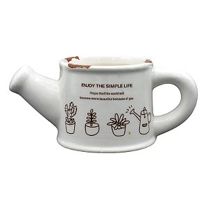 Vaso Em Forma De Regador Enjoy The Simple Life