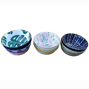 Bowl Em Ceramica Cor E Estampa Variadas P