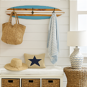 Cabideiro Prancha Azul Claro