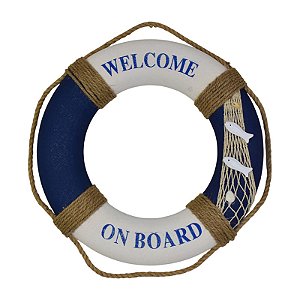 Boia De Espuma Azul Rede Com Peixes M