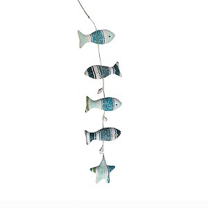 Enfeite Quatro Peixes E Estrela