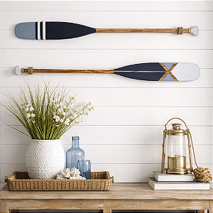 Kit com Dois Remos Azul e Branco