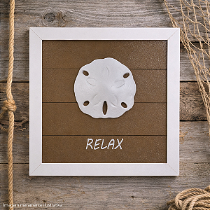 Quadro Fundo Marrom Relax