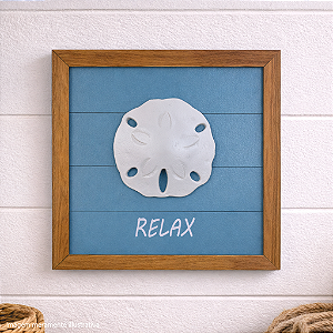 Quadro Fundo Azul Relax