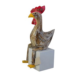 Galo Branco Rustico P