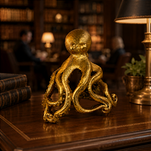 Polvo dourado de mesa