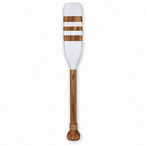 Remo Decorativo Branco com Sisal 57CM