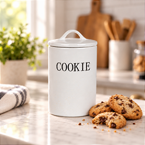 Pote para Cookies com Tampa