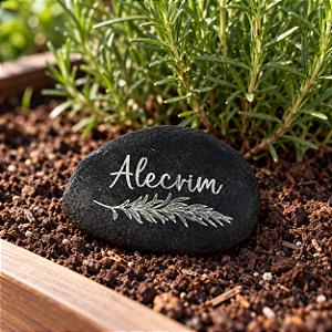 Pedra Decorativa de Resina Alecrim
