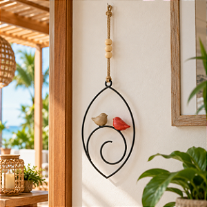 Penduricalho Decorativo com Pássaros