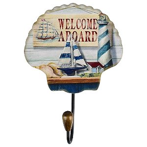 Cabideiro Nautical "Welcome Aboard" em Madeira