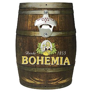 Abridor de Garrafa Barril Bohemia