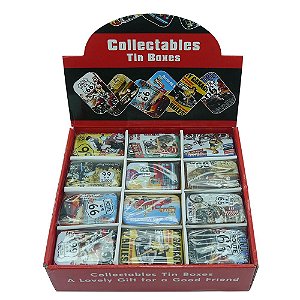 Jogo de Caixinhas em Metal Vintage 5und por 10