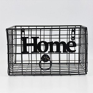 Fruteira Cesta em Metal Home de Parede