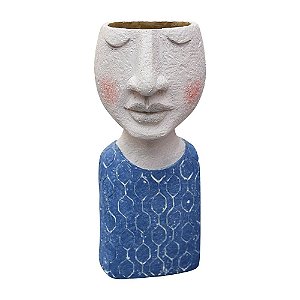 Vaso Busto Azul