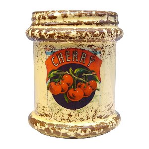 Vaso Rústico de Cerâmica Cherry