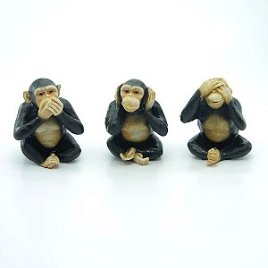 Enfeite Três Macacos Médios