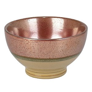 Bowl Bronze e Bege em Cerâmica