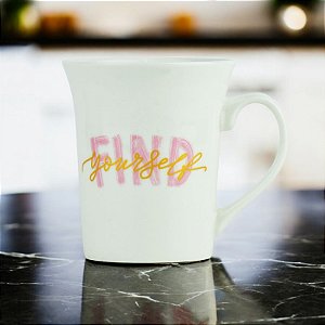 Caneca Branca Find em Cerâmica 300 ml