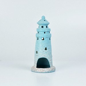 Porta Vela Farol Azul Médio