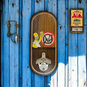 Abridor de Garrafa de Parede Duff Homer