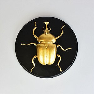 Quadro Escaravelho Dourado B