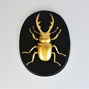 Quadro Escaravelho Dourado A