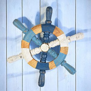 Enfeite Timão Azul e Branco 23cm