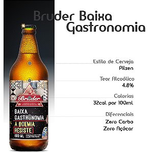 Combo Bruder Baixa Gastronomia - 6 Garrafas