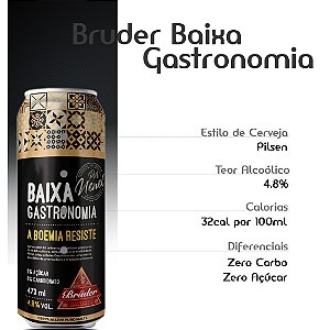 Combo Bruder Baixa Gastronomia - 12 Latas
