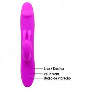 Vibrador rabitt vai e vem