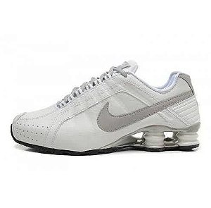 nike shox junior prata