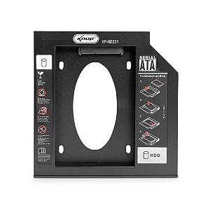 Adaptador Caddy Knup 9.5mm HD/SSD