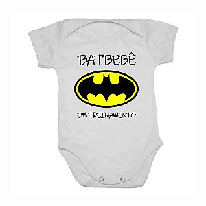 Body Infantil Batbebê em Treinamento - Batman - M