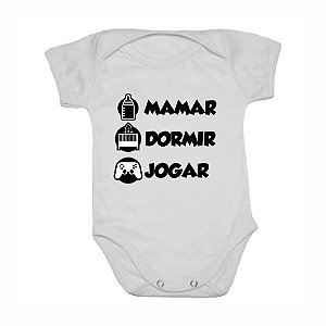 Body Infantil Mamar, Dormir, Jogar - G