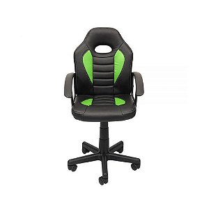 Cadeira Gamer Infantil GT DPX - Preta e Verde