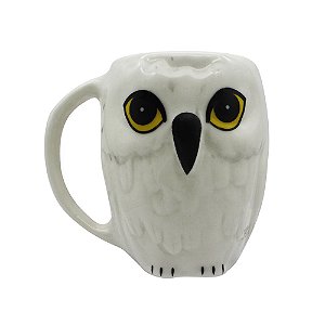 Caneca 3D Coruja Harry Potter Edwiges - 250ML