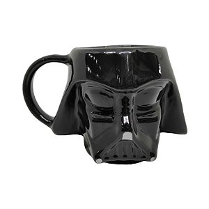 Caneca Cerâmica 3D Darth Vader - Star Wars - 500mL