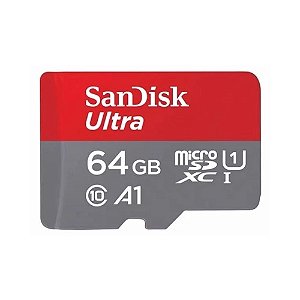 Cartão de Memória Micro SD Ultra Sandisk - 64GB 120MB/s (OEM)