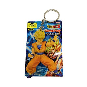 Chaveiro Goku SSJ - Dragon Ball Z DBZ - Banpresto - 9CM