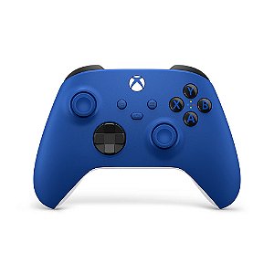 Controle Microsoft Shock Blue Azul Sem Fio para Xbox Series e Xbox One