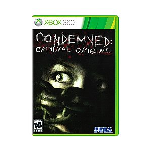 Jogo Condemned Criminal Origins - Xbox 360 - Capa Impressa