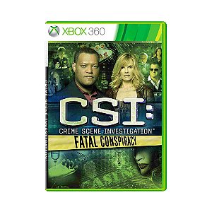 Jogo CSI Crime Scene Investigation Fatal Conspiracy - Xbox 360