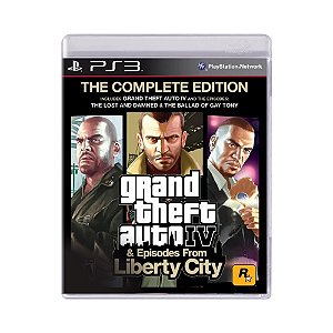 Jogo Grand Theft Auto IV &amp; Episodes From Liberty City GTA The Complete Edition - PS3