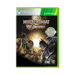 Jogo MK VS DC Universe Platinum Hits - Xbox 360 - Capa Impressa