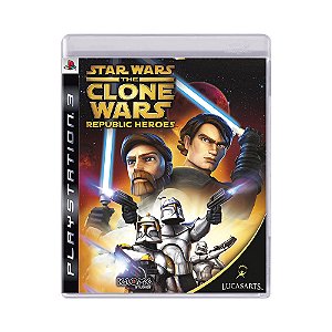 Jogo Star Wars The Clone Wars Republic Heroes - PS3
