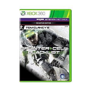 Jogo Tom Clancy's Splinter Cell Blacklist Signature Edition - Xbox 360