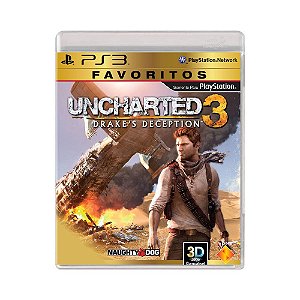 Jogo Uncharted 3 Drake's Deception Favoritos - PS3
