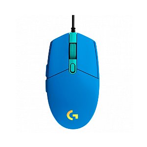 Mouse Gamer Logitech G203 Lightsync 8000 DPI Com Fio - Azul